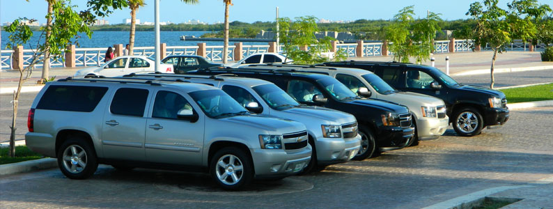 Cancun Transfers cuenta con una gran flota de más de 250 vehículos servicio de transporte