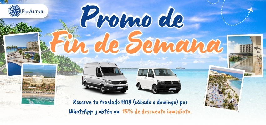 Cancun Hotel to Hotel Transfers PROMO WEEKEND